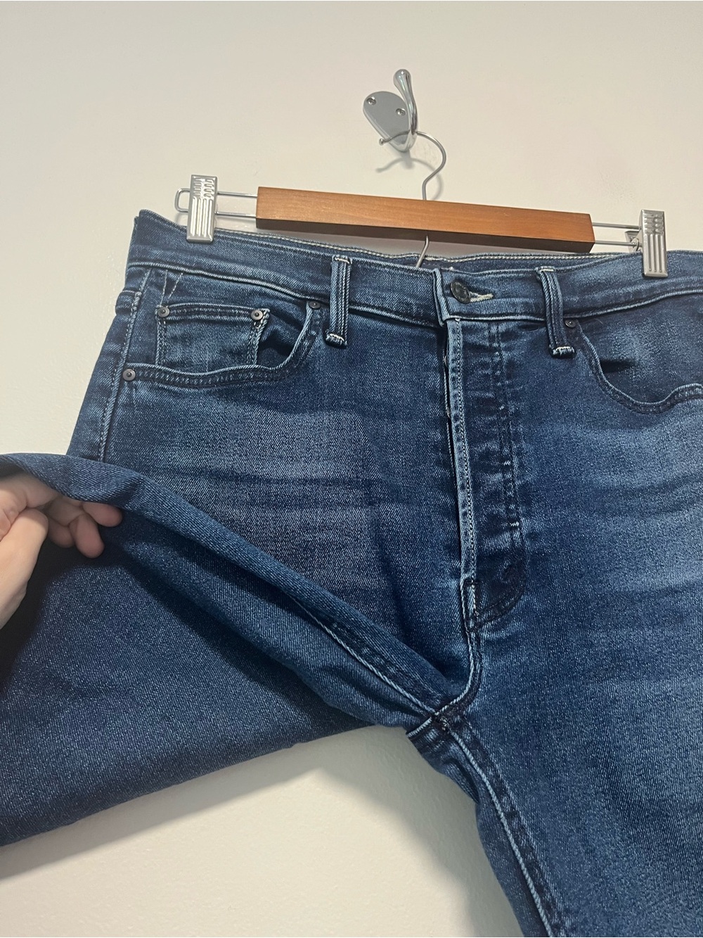 Mother Lil Mother Lil Tripper Ankle Homecoming High Blue Jeans 30 - Picture 4 of 13